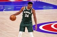 Giannis Antetokounmpo #34 of the Milwaukee Bucks.